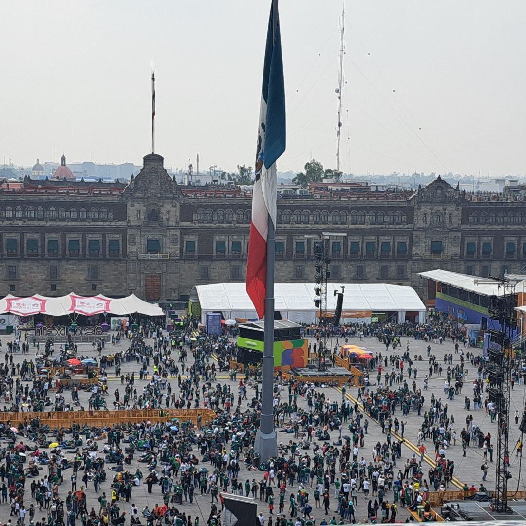 Fan Fest Zócalo en CDMX. Foto: N+